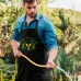 Фартук черный кухонный с принтом для дачника Садовых дел мастер ФА000774 Кавун