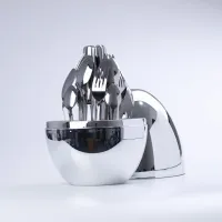 Набор столовых приборов TS Kitchen 24 штук серебро (HP7881S)
