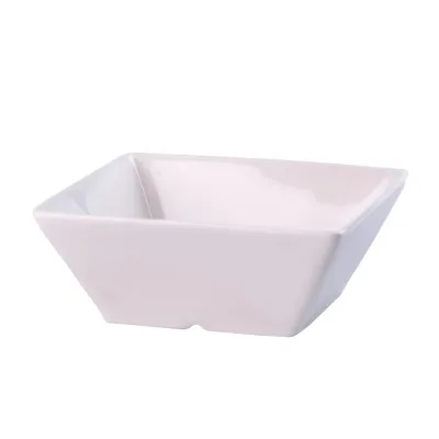 Тарелка TS Kitchen фарфоровая глубокая квадратная 13,5см (HP604)