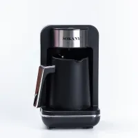 Електрична турка для кави Sokany SK-0137 250 мл чорний з хромом (SK0137) Електрична турка для кави Sokany SK-0137 250 мл чорний з хромом (SK0137)