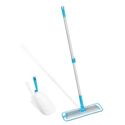 Набор швабра для мытья полов + насадка для пыли 2 в 1 e-Cloth Easy-Click Telescopic Pole+ Duster head 743541 Набор швабра для мытья полов + насадка для пыли 2 в 1 e-Cloth Easy-Click Telescopic Pole+ Duster head 743541