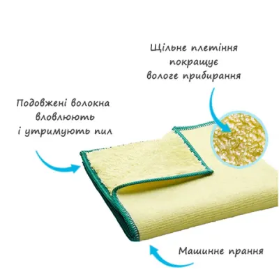 Серветка для прибирання пилу e-Cloth High Performance Dustiing Cloth 209848 Серветка для прибирання пилу e-Cloth High Performance Dustiing Cloth 209848