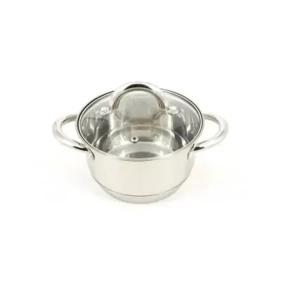 Каструля з кришкою A-PLUS 2157 2.6 л Хром