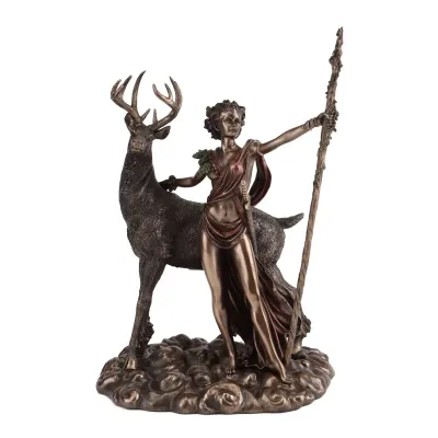 Декоративная фигурка 26см Greek goddess of the hunt Artemis Diana Veronese