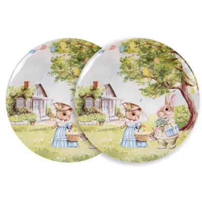Набор тарелок Rabbit family из 2-х штук Lefard