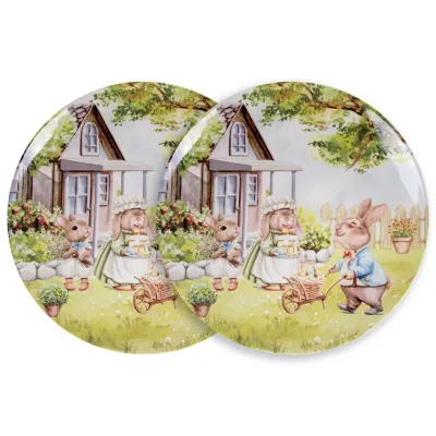 Набор тарелок Rabbit family 26 cm из 2-х штук Lefard