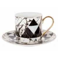Набор чайный 2 предмета Marble 220 ml Lefard Набор чайный 2 предмета Marble 220 ml Lefard