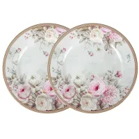 Набор тарелок из 2-х штук English rose 19 cm Lefard Набор тарелок из 2-х штук English rose 19 cm Lefard