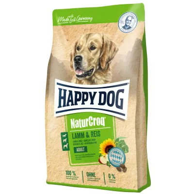 Корм для собак Happy Dog Premium Natur Croq Lamm Reis з ягнятком та рисом 4 кг (60528) Корм для собак Happy Dog Premium Natur Croq Lamm Reis з ягнятком та рисом 4 кг (60528)