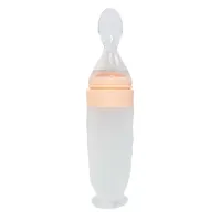 Силиконовая ложка-контейнер Mega Zayka MGZ-0108 (Peach) объем 90 грамм
