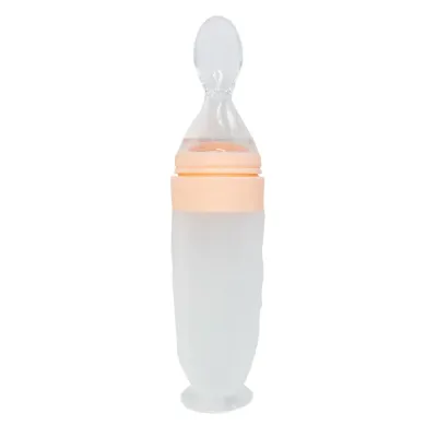 Силіконова ложка-контейнер Mega Zayka MGZ-0108 (Peach) об'єм 90 грам