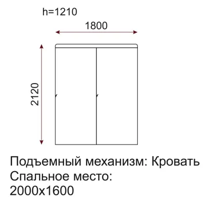 Кровать Ева МАКСИ МЕБЕЛЬ без матраса (9305) Кровать Ева МАКСИ МЕБЕЛЬ без матраса (9305)