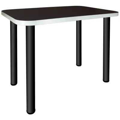 Стіл кухонний Відень 2 BL (ширина 900) МАКСІ МЕБЛІ Венге магія/Біла гладка (12366)