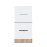 Тумба с двумя ящиками (без столешницы) ширина 500 МАКСИ МЕБЕЛЬ (70100)