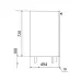 Тумба з двома ящиками (без стільниці) з фарбованими фасадами МДФ ширина 600 МАКСІ МЕБЛІ (5102409) Тумба з двома ящиками (без стільниці) з фарбованими фасадами МДФ ширина 600 МАКСІ МЕБЛІ (5102409)