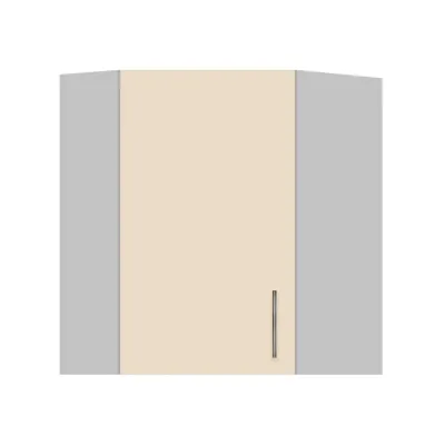 Кутова шафа навісна (сушка) МАКСІ МЕБЛІ Сірий/Ваніль (80041)