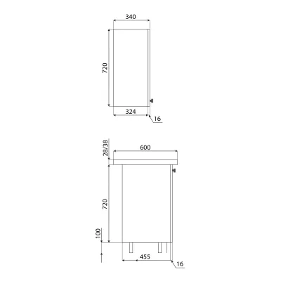 Кухня Нико ширина 1800 МАКСИ МЕБЕЛЬ Серый/Ваниль (5102840)