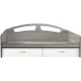 Ліжко Орфелія МАКСІ МЕБЛІ (під матрац 1800 х 800) Дуб сонома/Біла (5103214)
