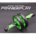 Колесо для преса подвійне PowerPlay 4327 Dual-Core Ab Wheel Чорно-зелений