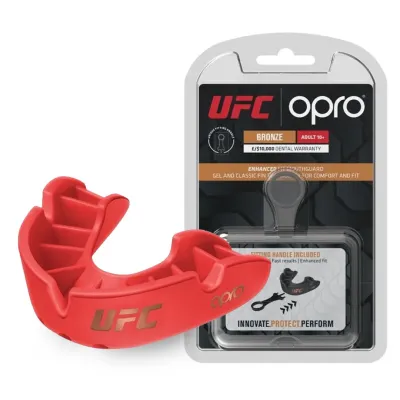 Капа Opro Bronze UFC детская возраст до 10 Red (ufc.102513002) Капа Opro Bronze UFC детская возраст до 10 Red (ufc.102513002)