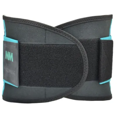 Пояс компресійний MadMax MFA-277 Slimming belt Black/turquoise S Пояс компресійний MadMax MFA-277 Slimming belt Black/turquoise S