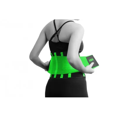 Пояс компрессионный MadMax MFA-277 Slimming belt Black/neon green M