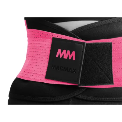 Пояс компрессионный MadMax MFA-277 Slimming belt Black/neon pink S Пояс компрессионный MadMax MFA-277 Slimming belt Black/neon pink S