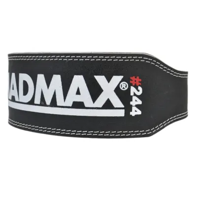 Пояс для важкої атлетики MadMax MFB-244 Sandwich шкіряний Black L