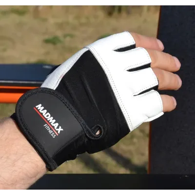 Перчатки для фитнеса MadMax MFG-444 Fitness White L Перчатки для фитнеса MadMax MFG-444 Fitness White L