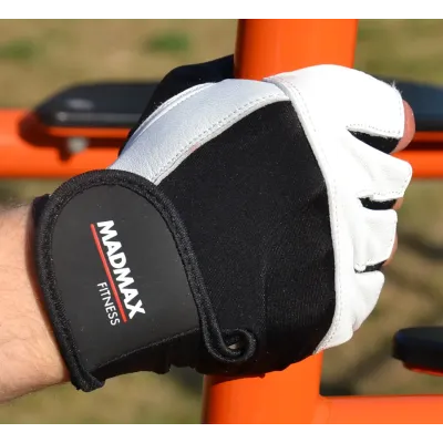 Перчатки для фитнеса MadMax MFG-444 Fitness White L Перчатки для фитнеса MadMax MFG-444 Fitness White L