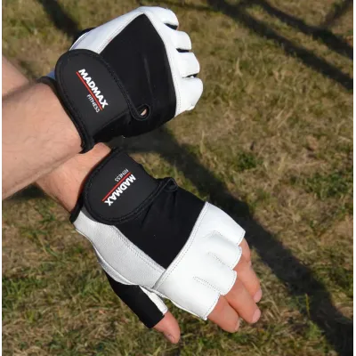 Перчатки для фитнеса MadMax MFG-444 Fitness White L Перчатки для фитнеса MadMax MFG-444 Fitness White L