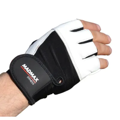 Перчатки для фитнеса MadMax MFG-444 Fitness White L Перчатки для фитнеса MadMax MFG-444 Fitness White L