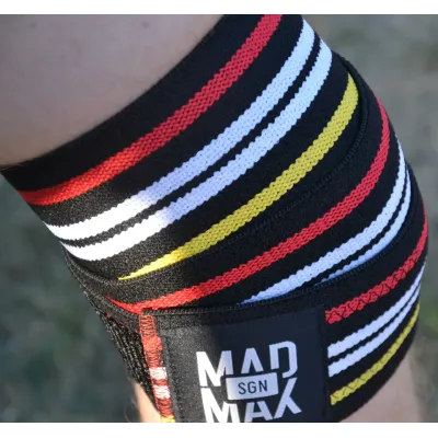 Бинти на коліна MadMax MFA-292 Knee Wraps Black Бинти на коліна MadMax MFA-292 Knee Wraps Black
