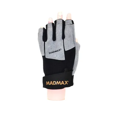 Перчатки для фитнеса MadMax MFG-871 Damasteel Grey/Black XXL