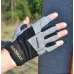 Перчатки для фитнеса MadMax MFG-871 Damasteel Grey/Black XXL