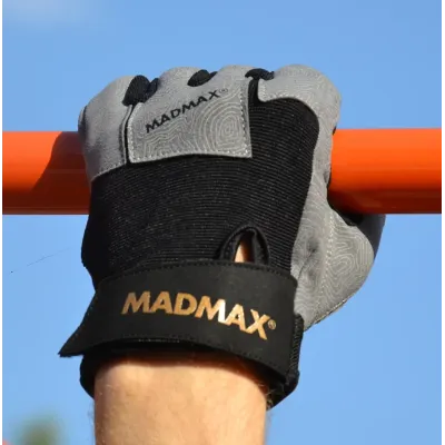 Перчатки для фитнеса MadMax MFG-871 Damasteel Grey/Black XXL