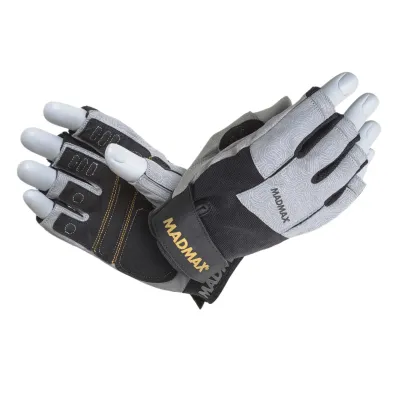 Перчатки для фитнеса MadMax MFG-871 Damasteel Grey/Black XXL