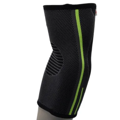 Компрессионный налокотник MadMax MFA-283 3D Compressive elbow support Dark grey/Neon green S