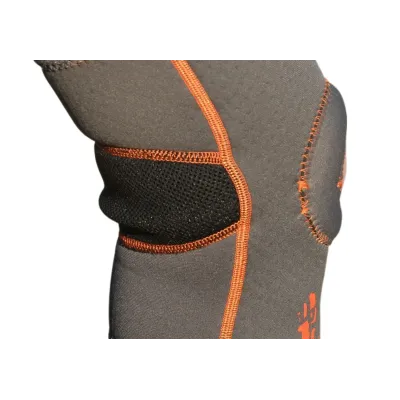 Наколінник MadMax MFA-297 Knee Support with Patella Stabilizer Dark Grey/Orange L