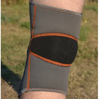 Наколінник MadMax MFA-297 Knee Support with Patella Stabilizer Dark Grey/Orange L