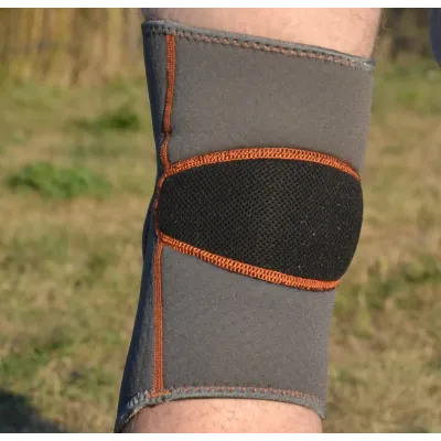 Наколінник MadMax MFA-297 Knee Support with Patella Stabilizer Dark Grey/Orange L