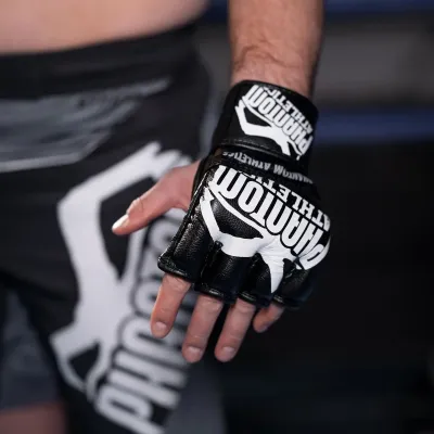 Рукавиці для ММА Phantom Blackout Black S/M Рукавиці для ММА Phantom Blackout Black S/M