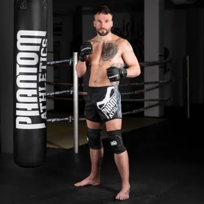 Рукавиці для ММА Phantom APEX Hybrid Black S/M