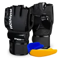 Рукавиці для ММА Phantom APEX Hybrid Black S/M Рукавиці для ММА Phantom APEX Hybrid Black S/M