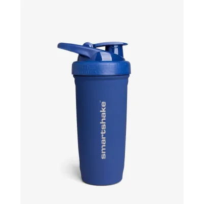 Шейкер спортивний SmartShake металевий Reforce Stainless Steel 30oz/900ml Navy Blue Шейкер спортивний SmartShake металевий Reforce Stainless Steel 30oz/900ml Navy Blue