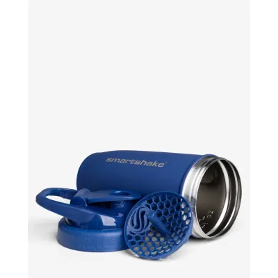 Шейкер спортивний SmartShake металевий Reforce Stainless Steel 30oz/900ml Navy Blue Шейкер спортивний SmartShake металевий Reforce Stainless Steel 30oz/900ml Navy Blue