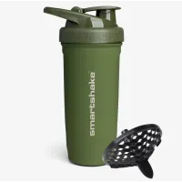 Шейкер спортивний SmartShake металевий Reforce Stainless Steel 30oz/900ml Army Green Шейкер спортивний SmartShake металевий Reforce Stainless Steel 30oz/900ml Army Green