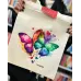 Экошопер BookOpt ВК4060 Цветные бабочки в любви бежевый