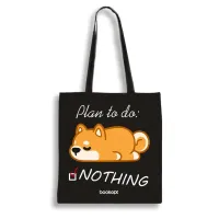 Екошопер BookOpt BK4061 Plan to do: NOTHING чорний Екошопер BookOpt BK4061 Plan to do: NOTHING чорний