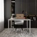 Письменный стол Art in Head Brevity Loft mid 900х750х670 Ателье светлый/Белый металл (TB02040000010)